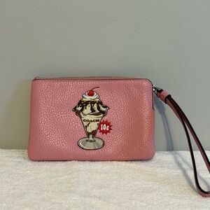 Coach Pink Ice Cream Wristlet